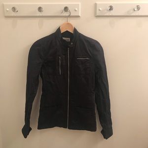 Converse One Star Jacket - Black with Silver